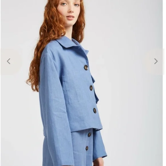 Paloma Wool Apollonia Jacket Soft Blue Size 36/US4 - Picture 6 of 15